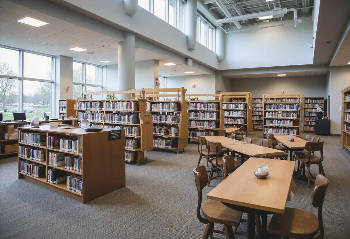 Hussey-Mayfield Memorial Public Library looks to trim employee benefits to afford needed building repairs - Current Publ