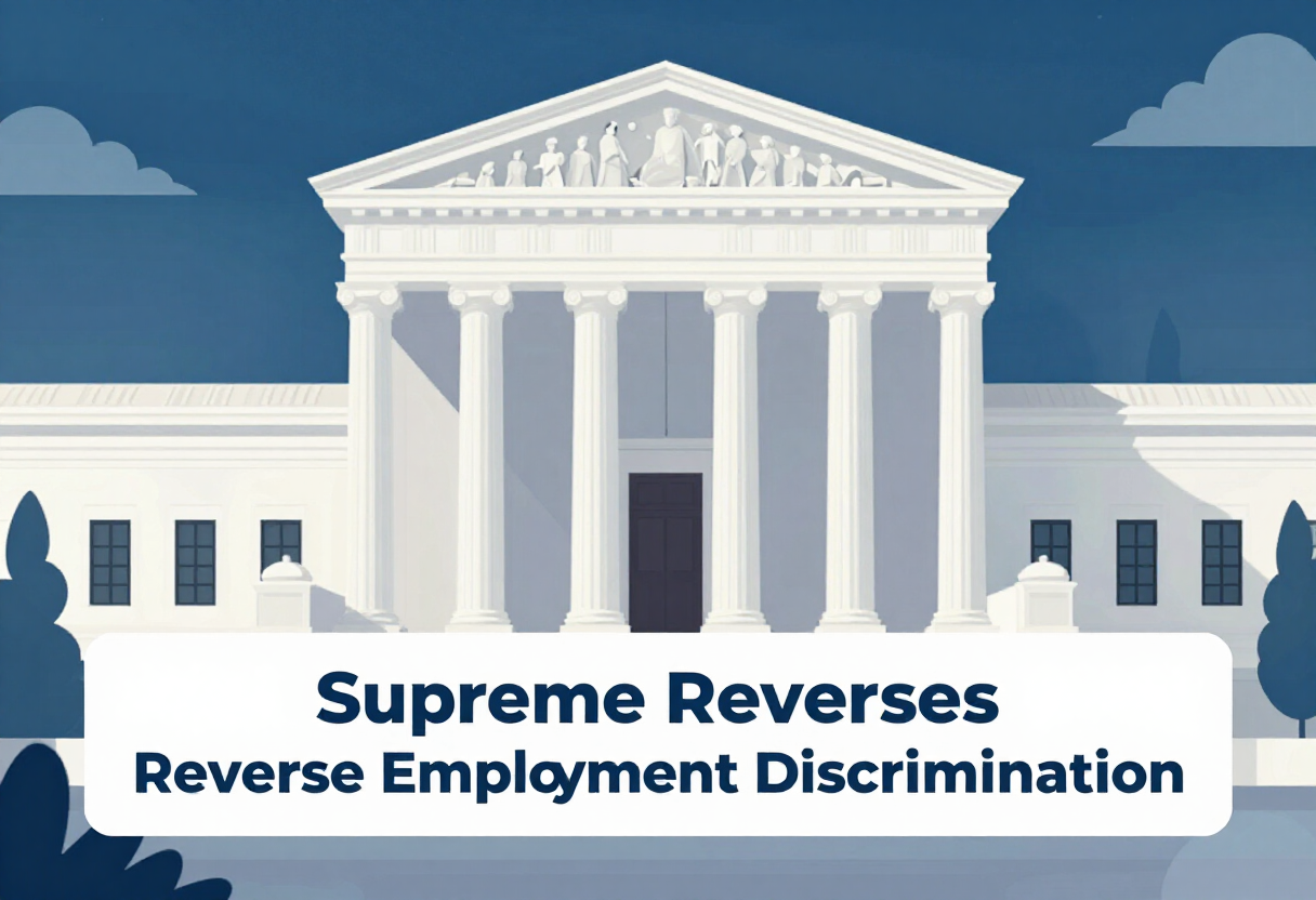U.S. Supreme Court Reverses ‘Reverse’ Employment Discrimination Pleading Standard - Jackson Lewis