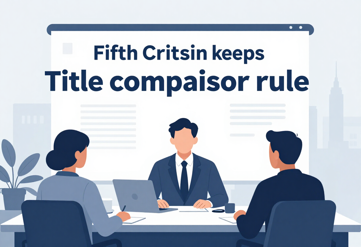 Fifth Circuit keeps Title VII comparator rule, rejects fired teacher's Ames bid - hcamag.com